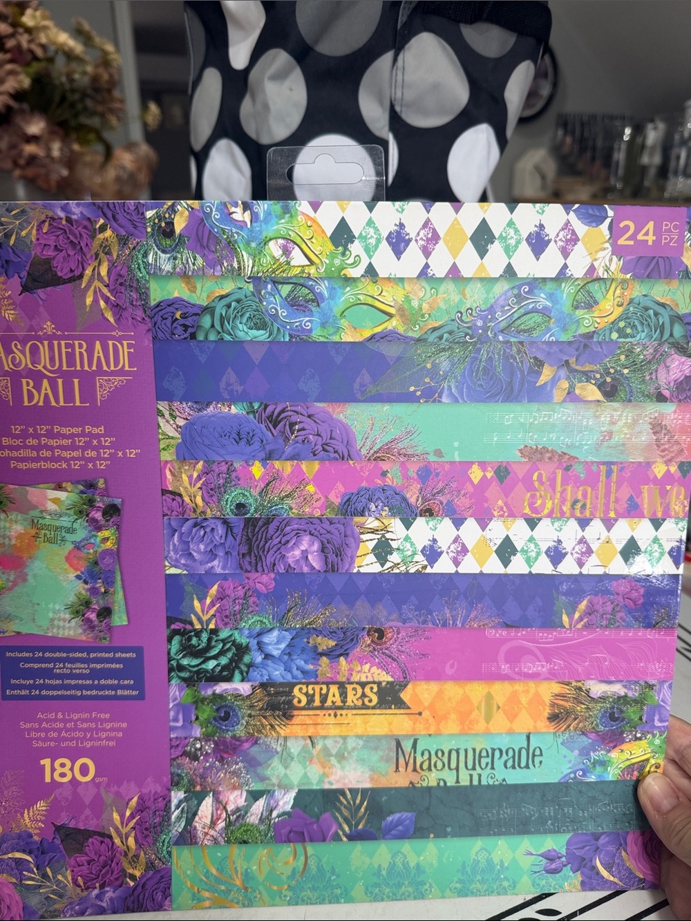 Crafters Companion Masquerade Ball Paper Pad